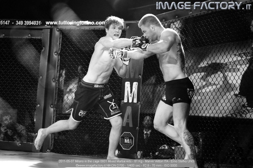 2011-05-07 Milano in the cage 0931 Mixed Martial Arts - 81 Kg - Marvin Vettori ITA - Erno Stefko UNG